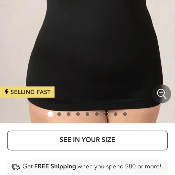 Shapermint Essentials All Day Every Day Scoop Neck Cami 2XL- 2 - Picture 2 of 5